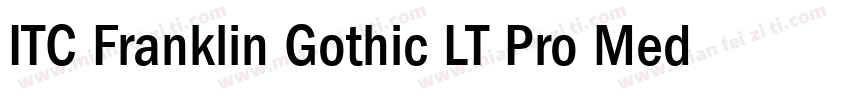 ITC Franklin Gothic LT Pro Medium字体转换